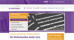 Desktop Screenshot of denederlanden.nl