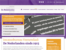 Tablet Screenshot of denederlanden.nl